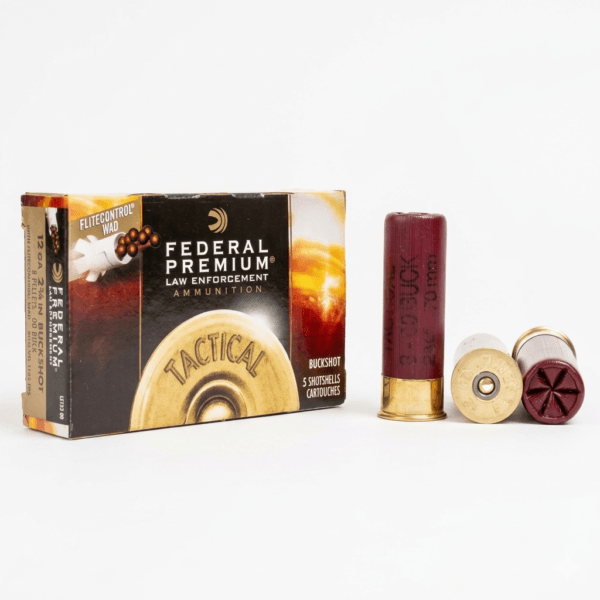 Federal Premium 12GA 2-3/4 Buckshot 8 Pellet tactical shotgun shells