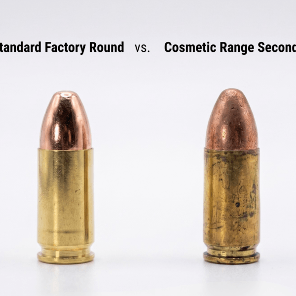 Comparing a standard factory round vs a cosmetic range second round.