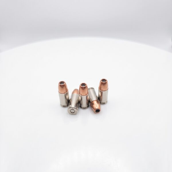 Bulk Speer Gold Dot 9mm JHP Factory Seconds against a white studio background